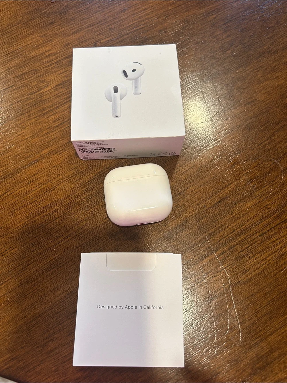 Apple AirPods 4 ANC White True Wireless Earbuds with Charging Case